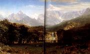 Albert Bierstadt Les Montagnes Rocheuses,Lander's Peak oil painting reproduction